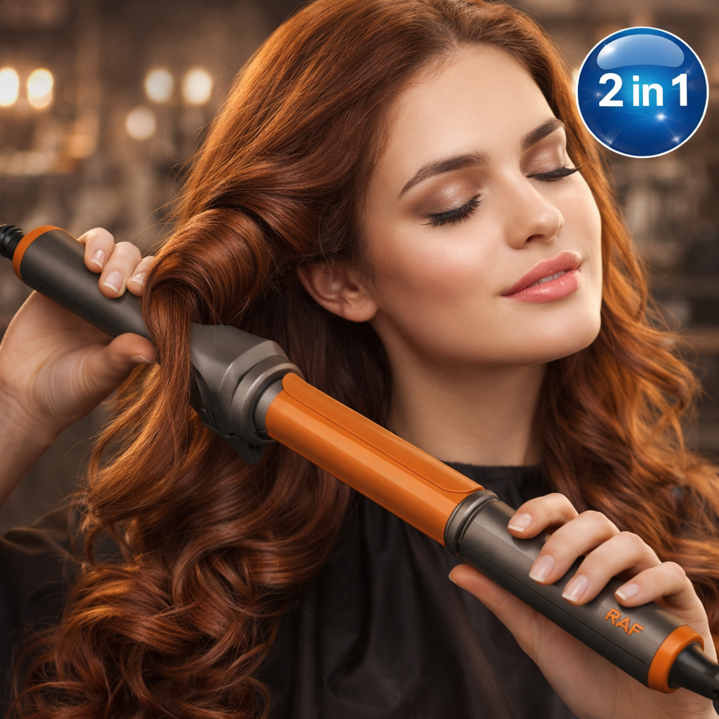 Italian GHD™ Professional 2-in-1 Hair Styler – Effortless Curls
