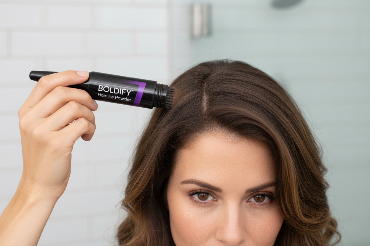 she shoukd use it on her hair