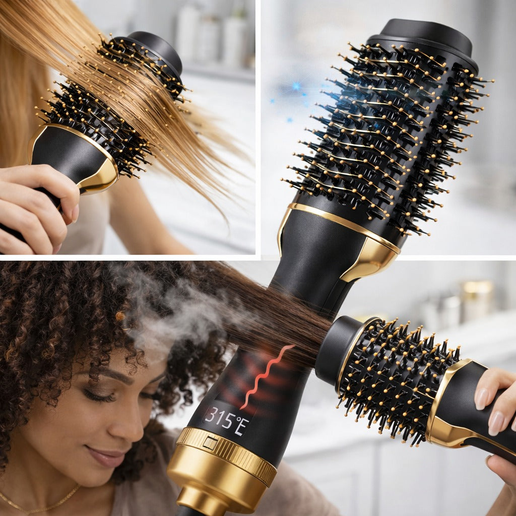 LuxGlow™ Italian 3-in-1 Ionic Hair Styler